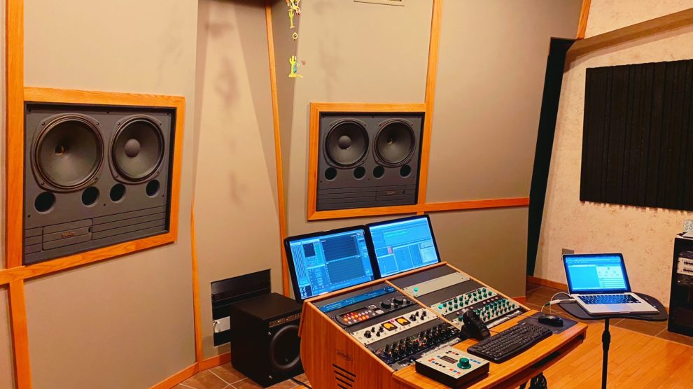 Music mastering studio
